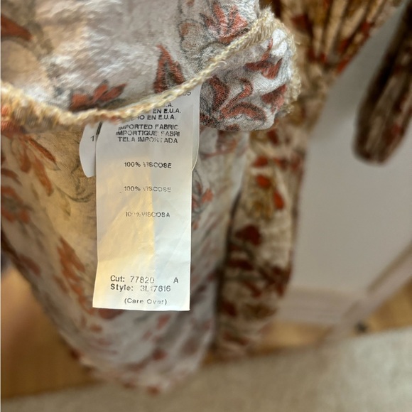 Karen Kane 100% Viscose Midi Boho Dress - Picture 10 of 13